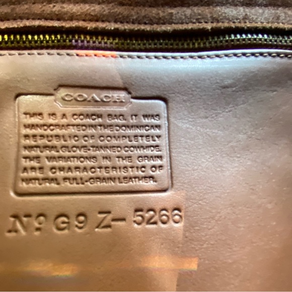 VTG Coach Beckmann Leather messenger briefcase bag - Picture 8 of 8